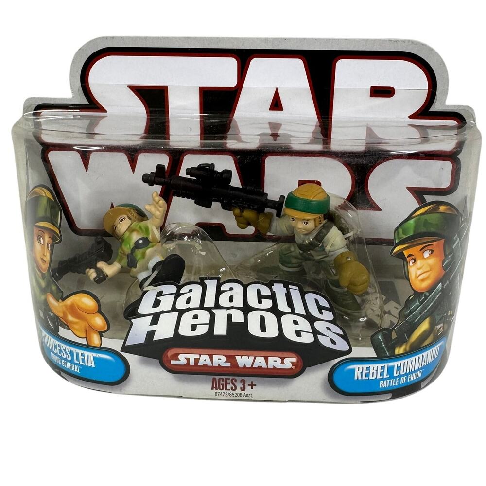 5 for $25| Star Wars Galactic Heroes Leia & Rebel Commando‎ Battle of Endor